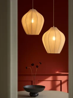 Lampada a sospensione in tessuto a rete Beau