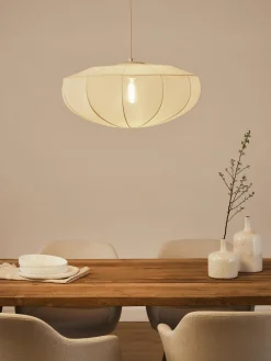 Lampada a sospensione in tessuto a rete Beau