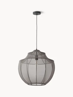 Lampada a sospensione in tessuto intrecciato Beau