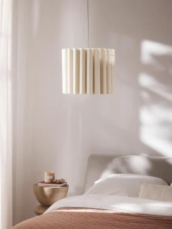 Lampada a sospensione in lino Lucina