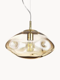 Lampada a sospensione in vetro Amora