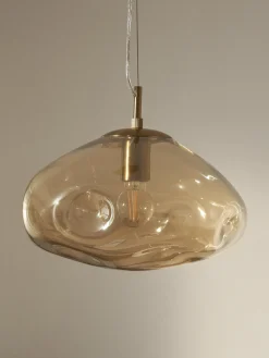 Lampada a sospensione in vetro Amora