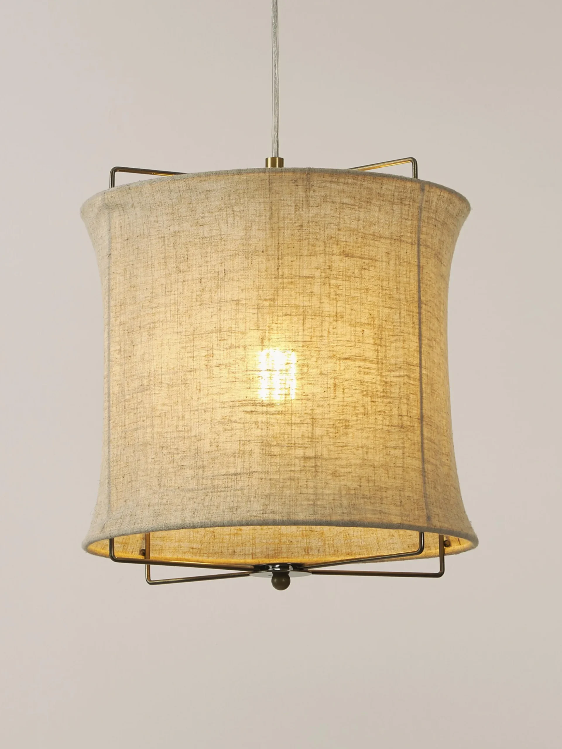 Lampada a sospensione in lino Clouds