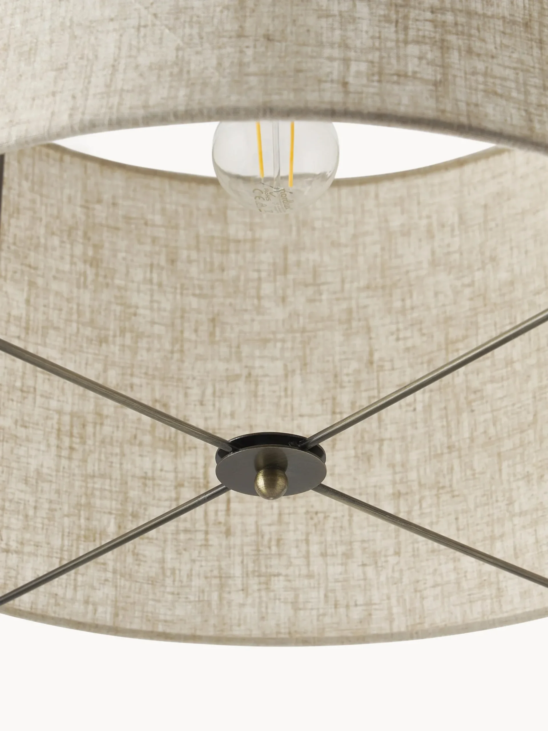Lampada a sospensione in lino Clouds