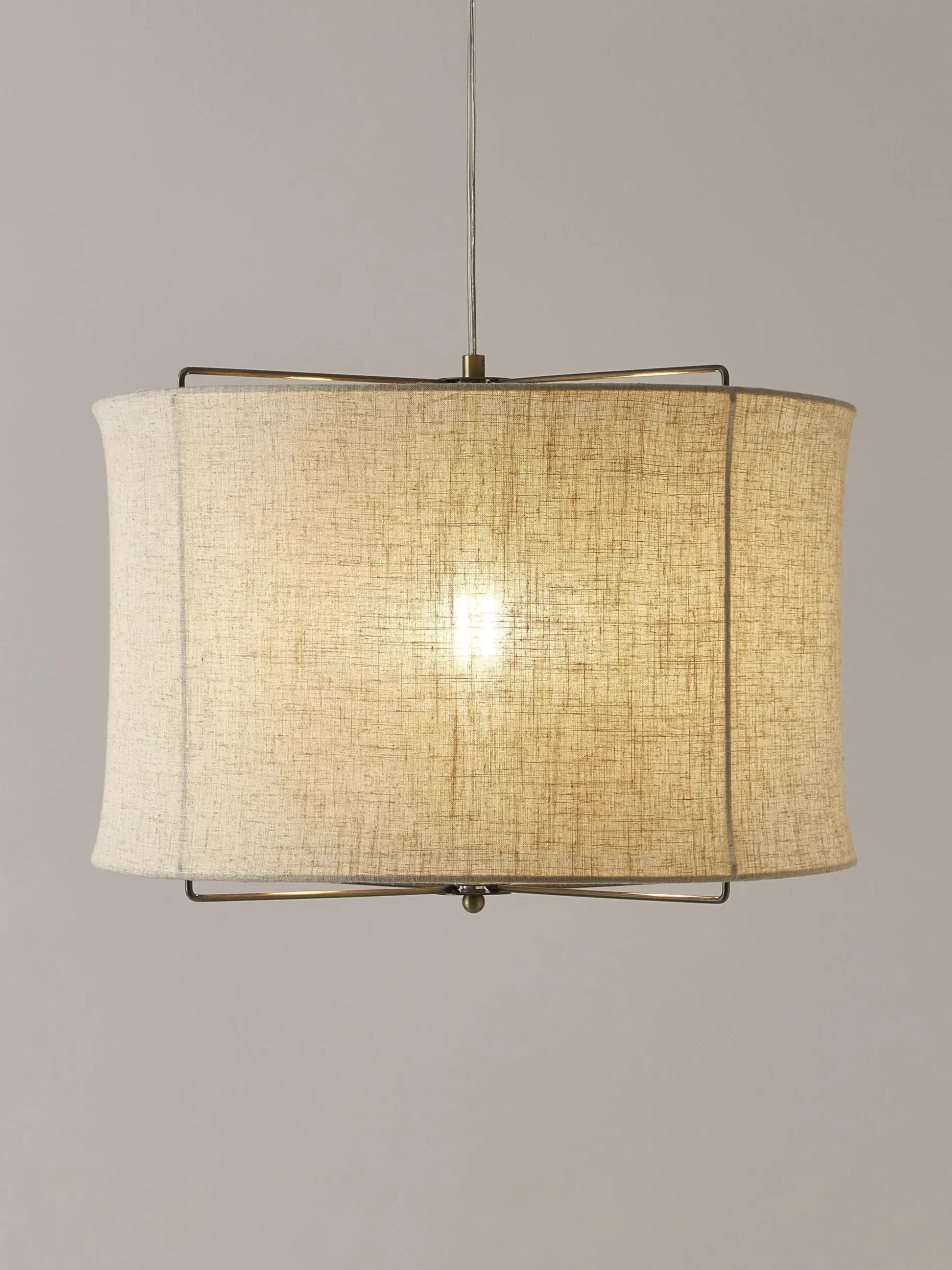 Lampada a sospensione in lino Clouds