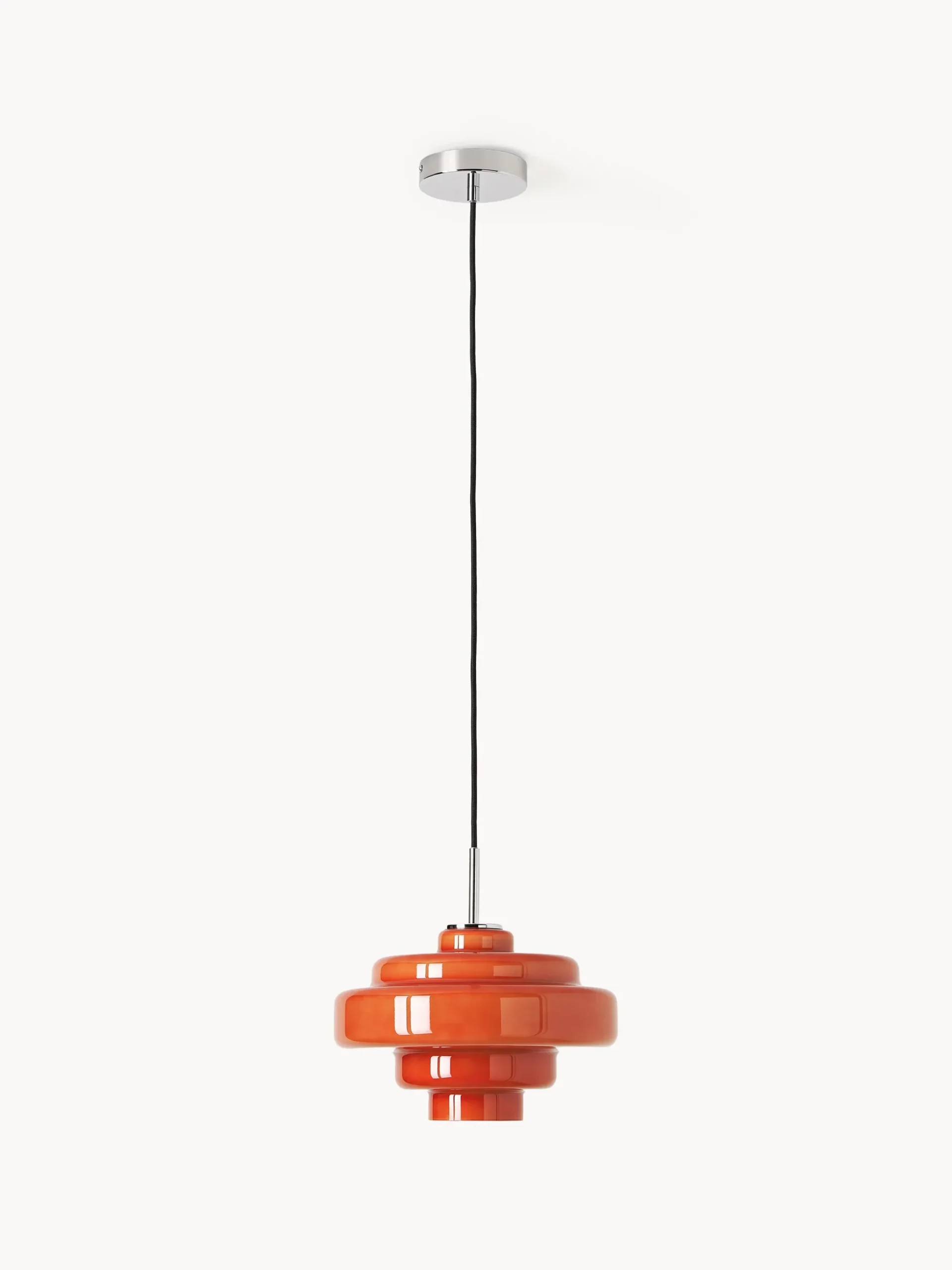 Lampada a sospensione in vetro Millie