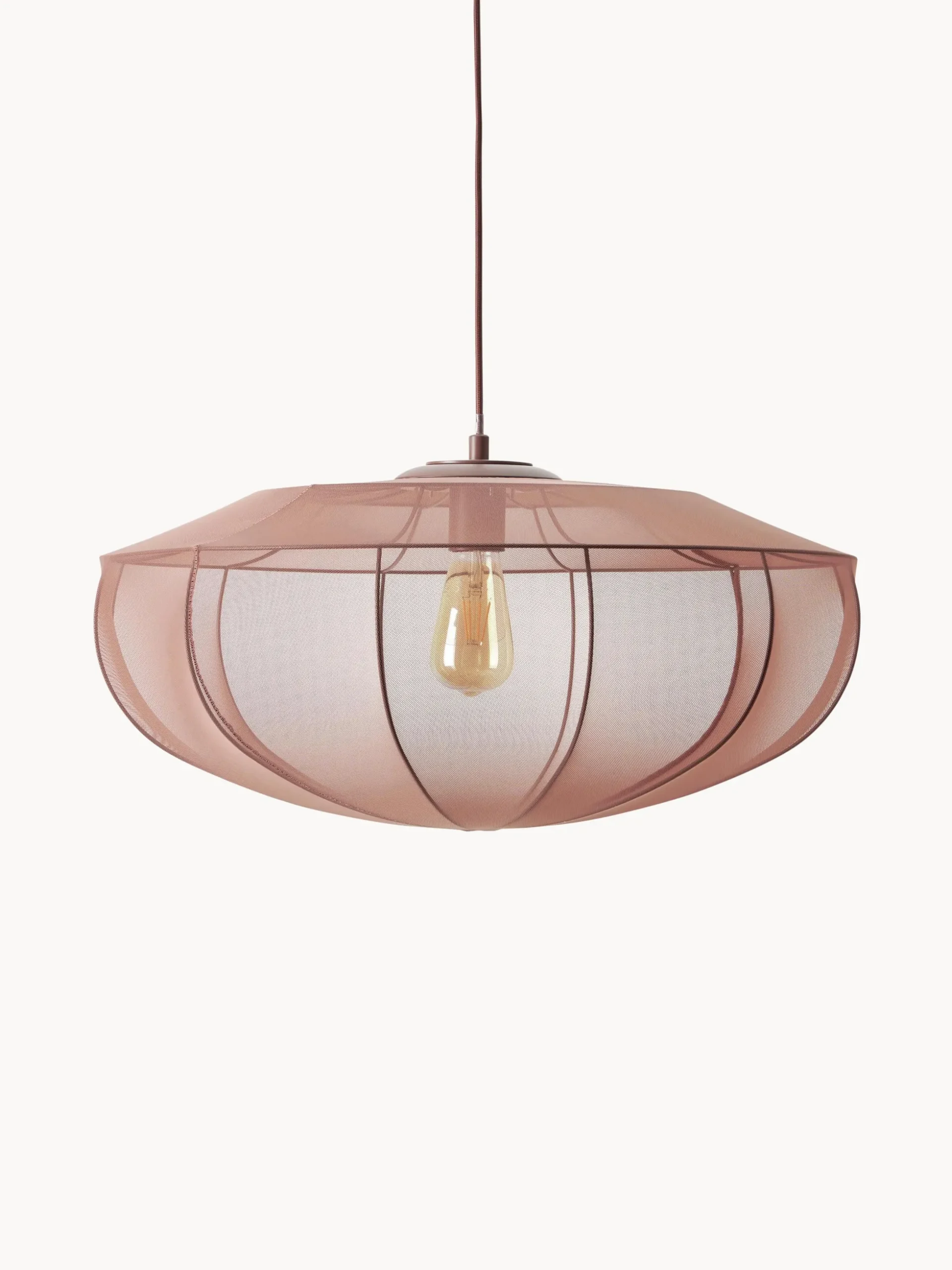 Lampada a sospensione in tessuto a rete Beau