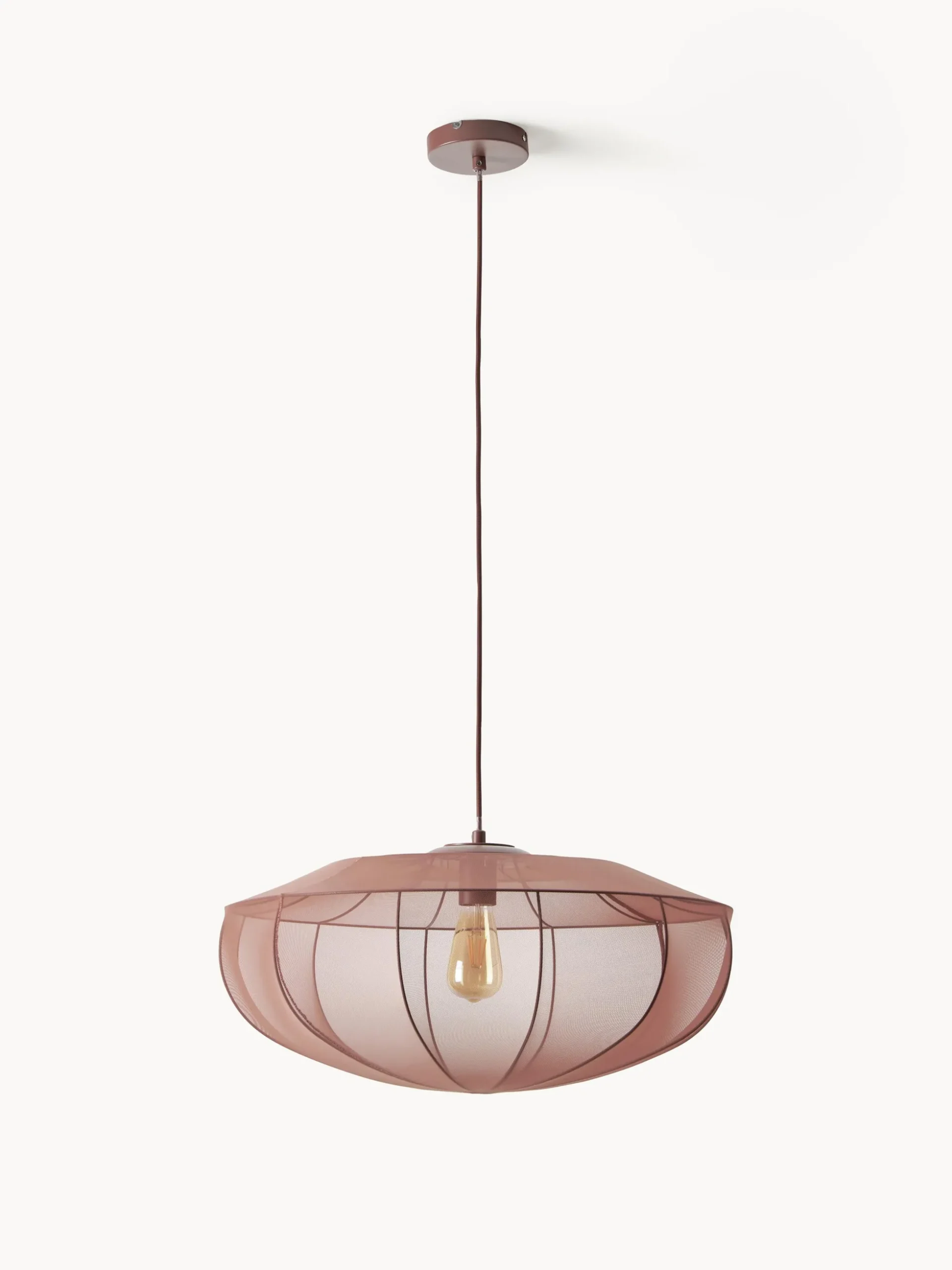 Lampada a sospensione in tessuto a rete Beau