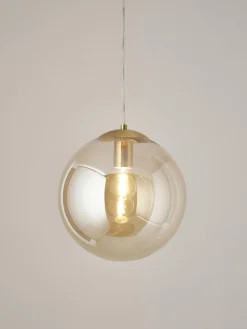 Lampada a sospensione in vetro Bao