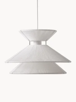 Lampada a sospensione in lino Kiku