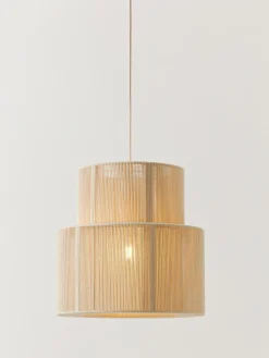 Lampada a sospensione in lino Lace