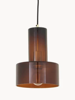 Lampada a sospensione piccola in vetro Flowy