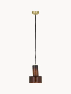 Lampada a sospensione piccola in vetro Flowy