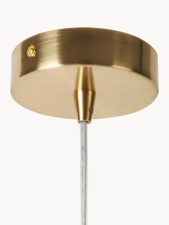 Lampada a sospensione piccola in vetro satinato Vario