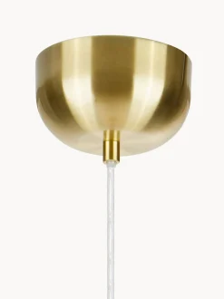 Lampada a sospensione piccola con paralume in vetro Sober