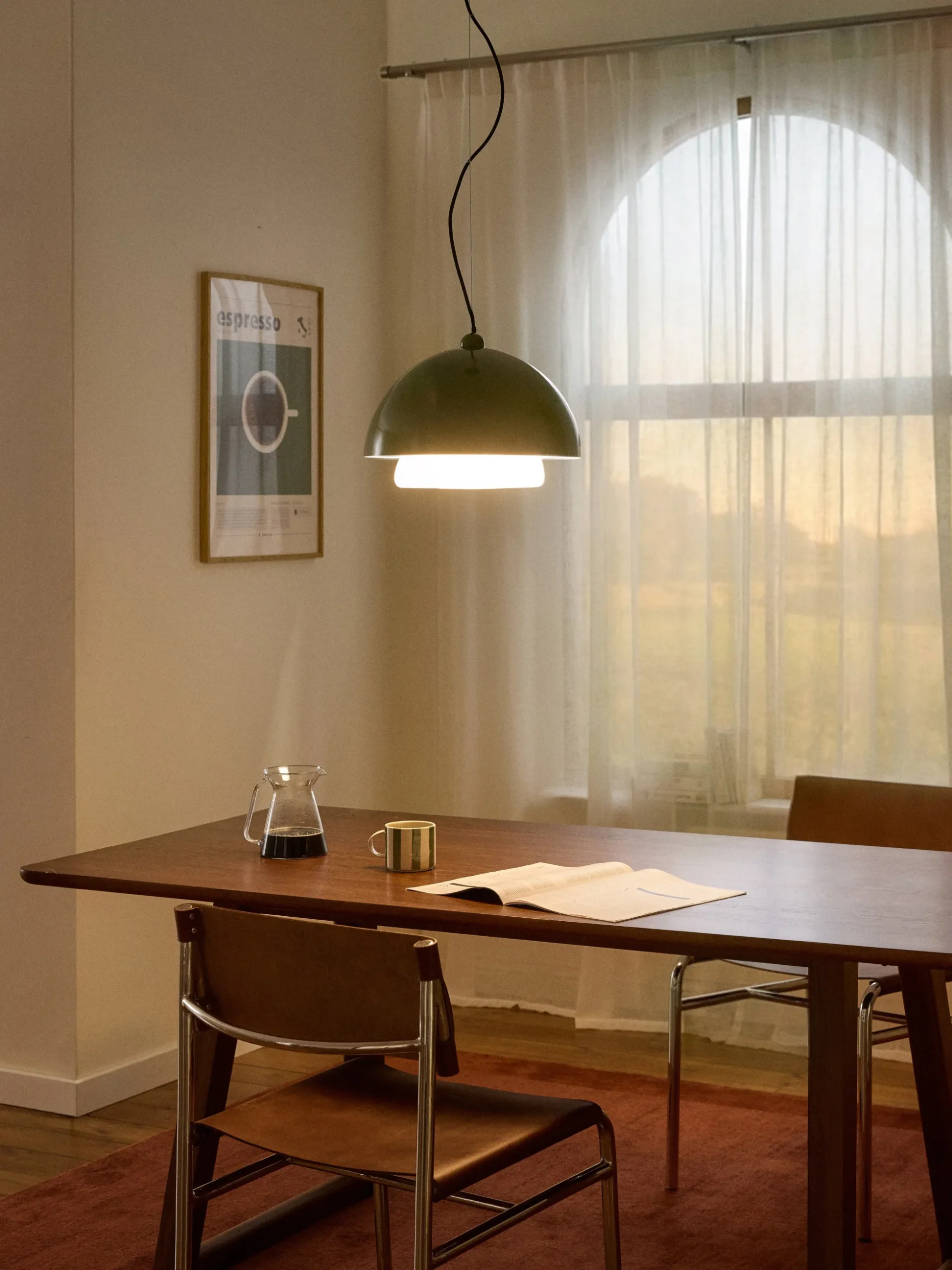 Lampada a sospensione retrò Walter