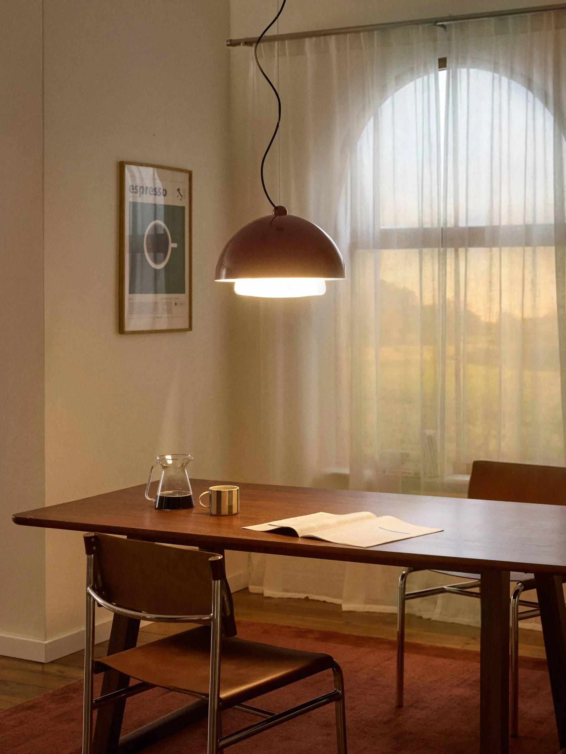 Lampada a sospensione retrò Walter
