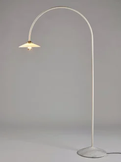 Lampada ad arco fatta a mano con base in marmo Moou