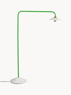 Lampada ad arco fatta a mano con base in marmo Moou