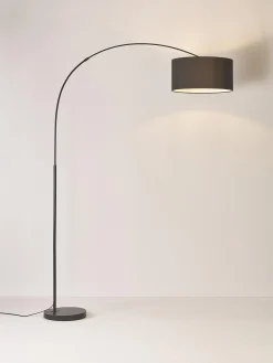 Lampada ad arco grande nera Niels