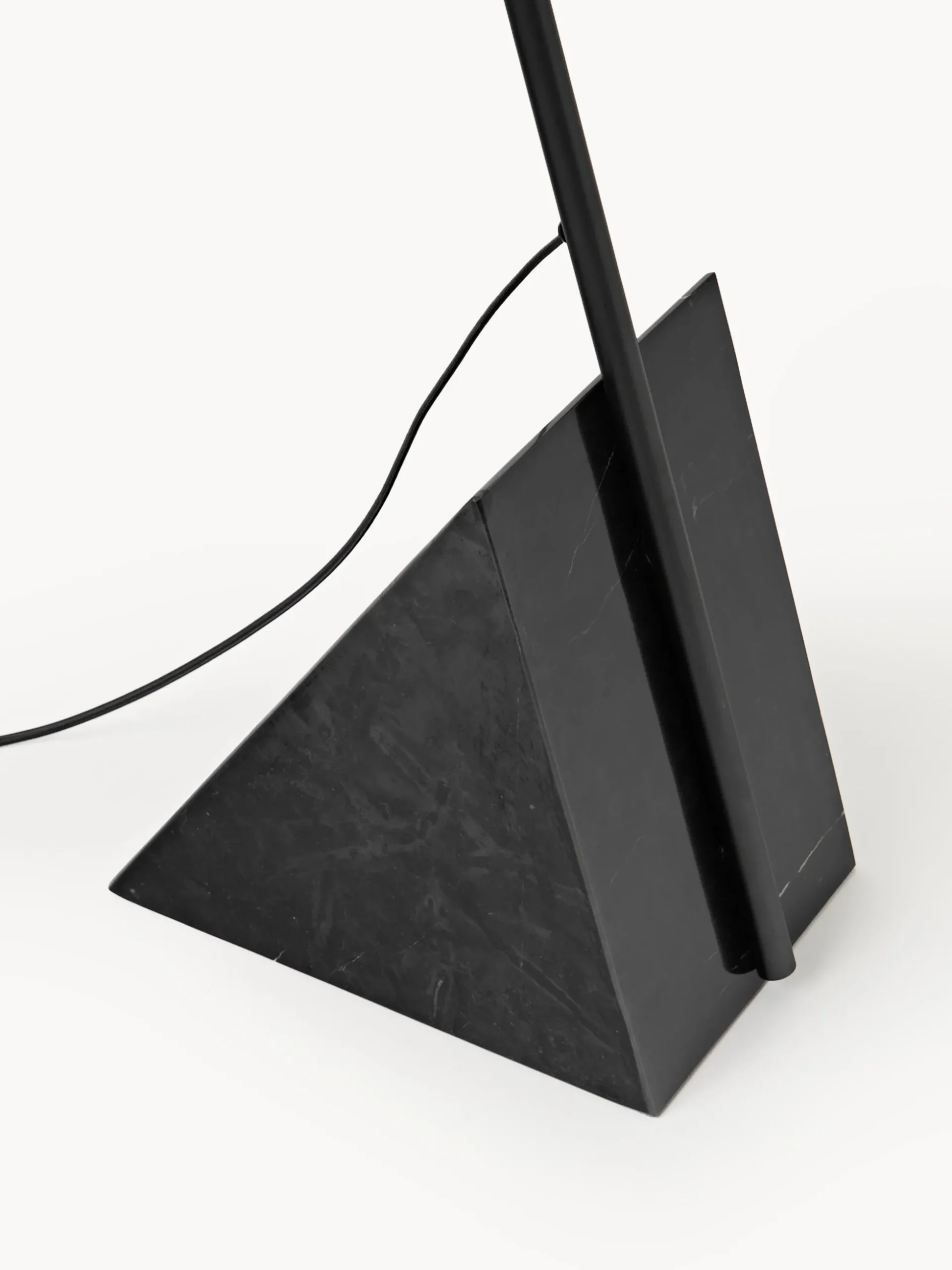 Lampada da lettura grande con base in marmo Reyna