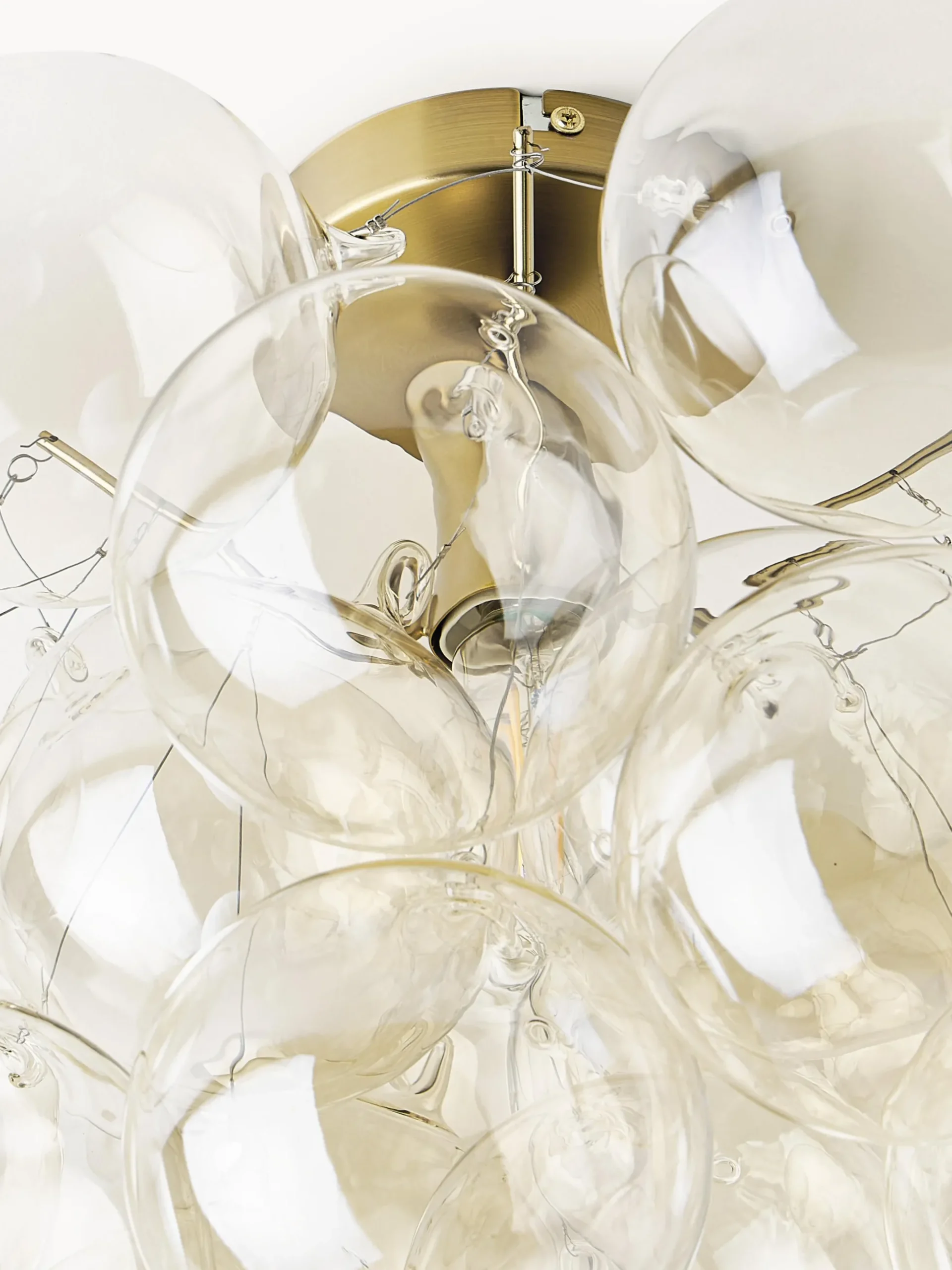 Lampada da soffito con sfere in vetro Bubbles