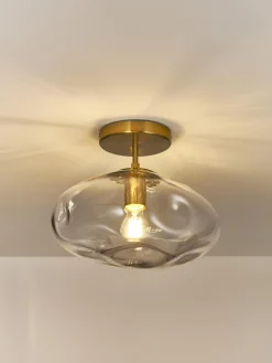 Lampada da soffito in vetro Amora