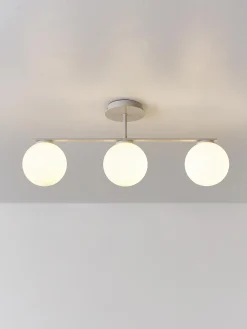 Lampada da soffitto in vetro opale Atlanta