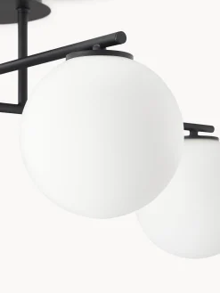 Lampada da soffitto in vetro opale Atlanta