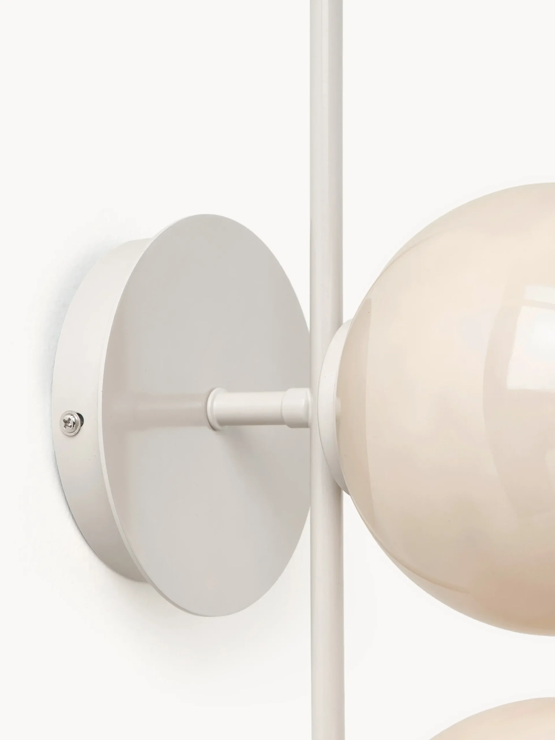 Lampada da soffitto in vetro opale Atlanta