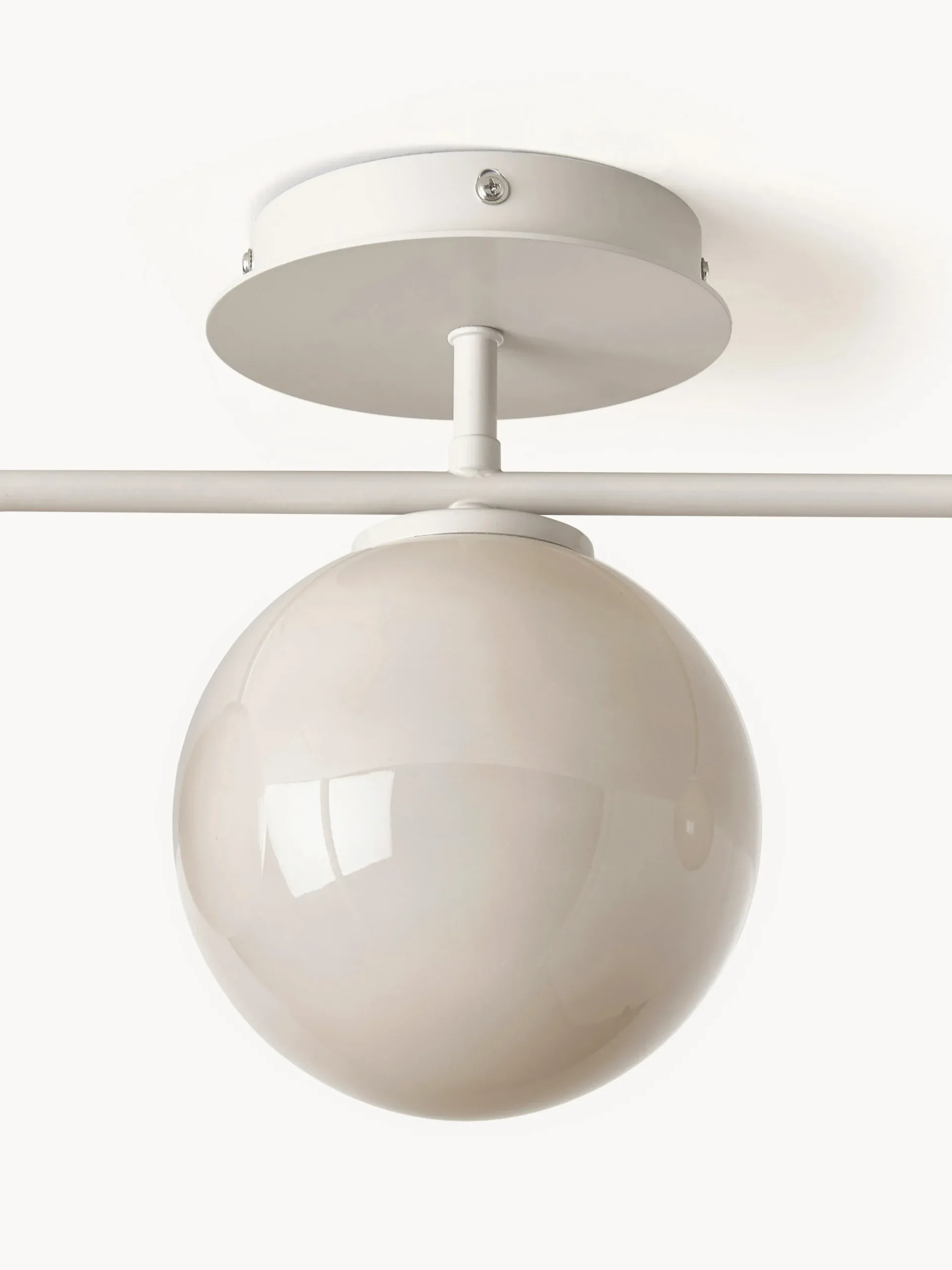 Lampada da soffitto in vetro opale Atlanta