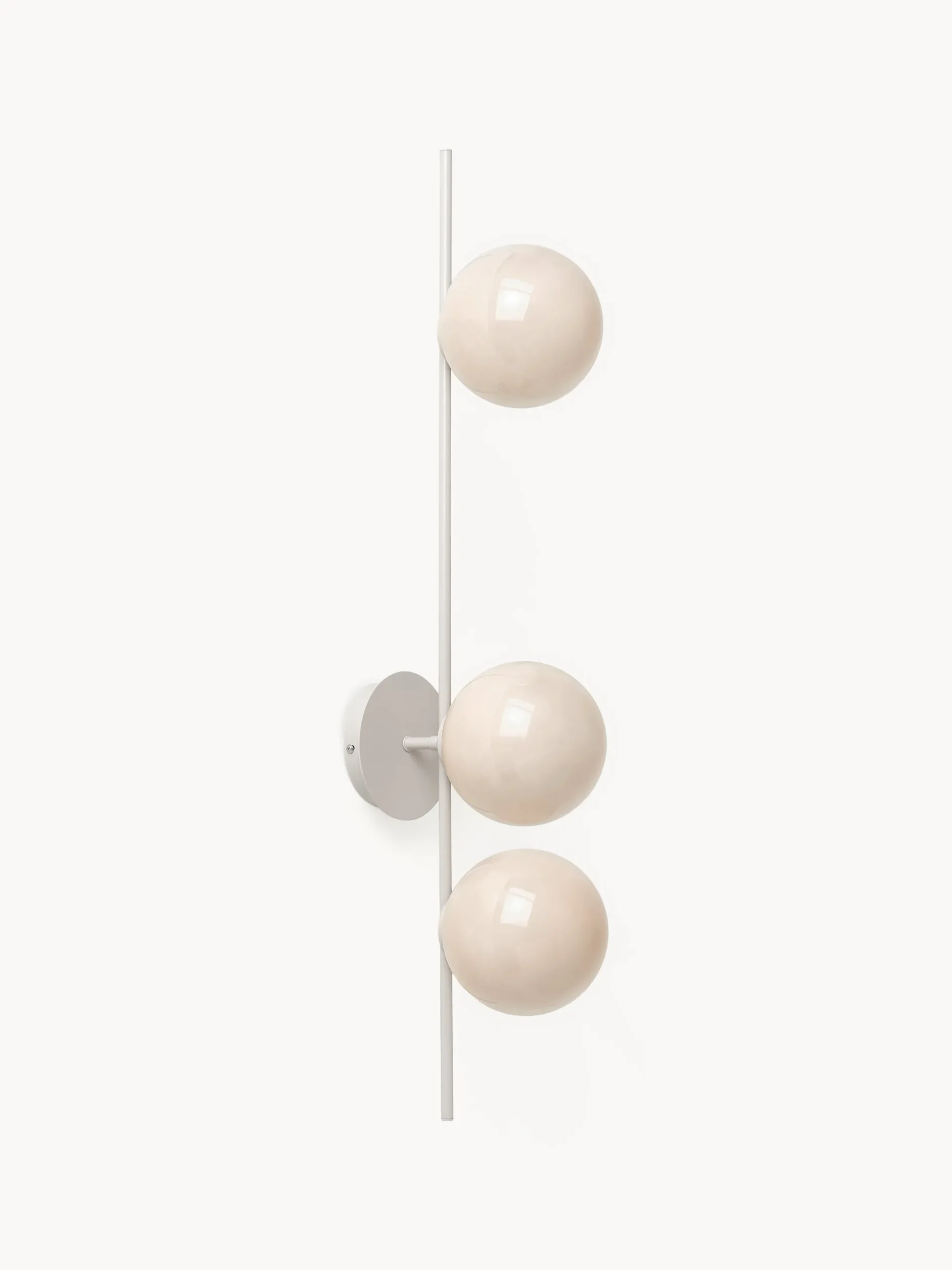 Lampada da soffitto in vetro opale Atlanta