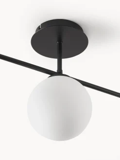 Lampada da soffitto in vetro opale Atlanta