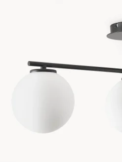 Lampada da soffitto in vetro opale Atlanta