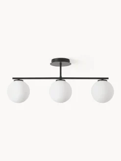 Lampada da soffitto in vetro opale Atlanta