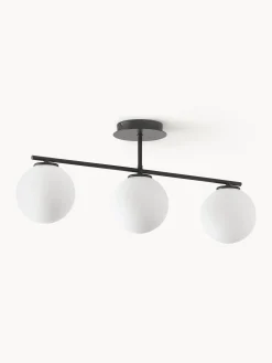 Lampada da soffitto in vetro opale Atlanta