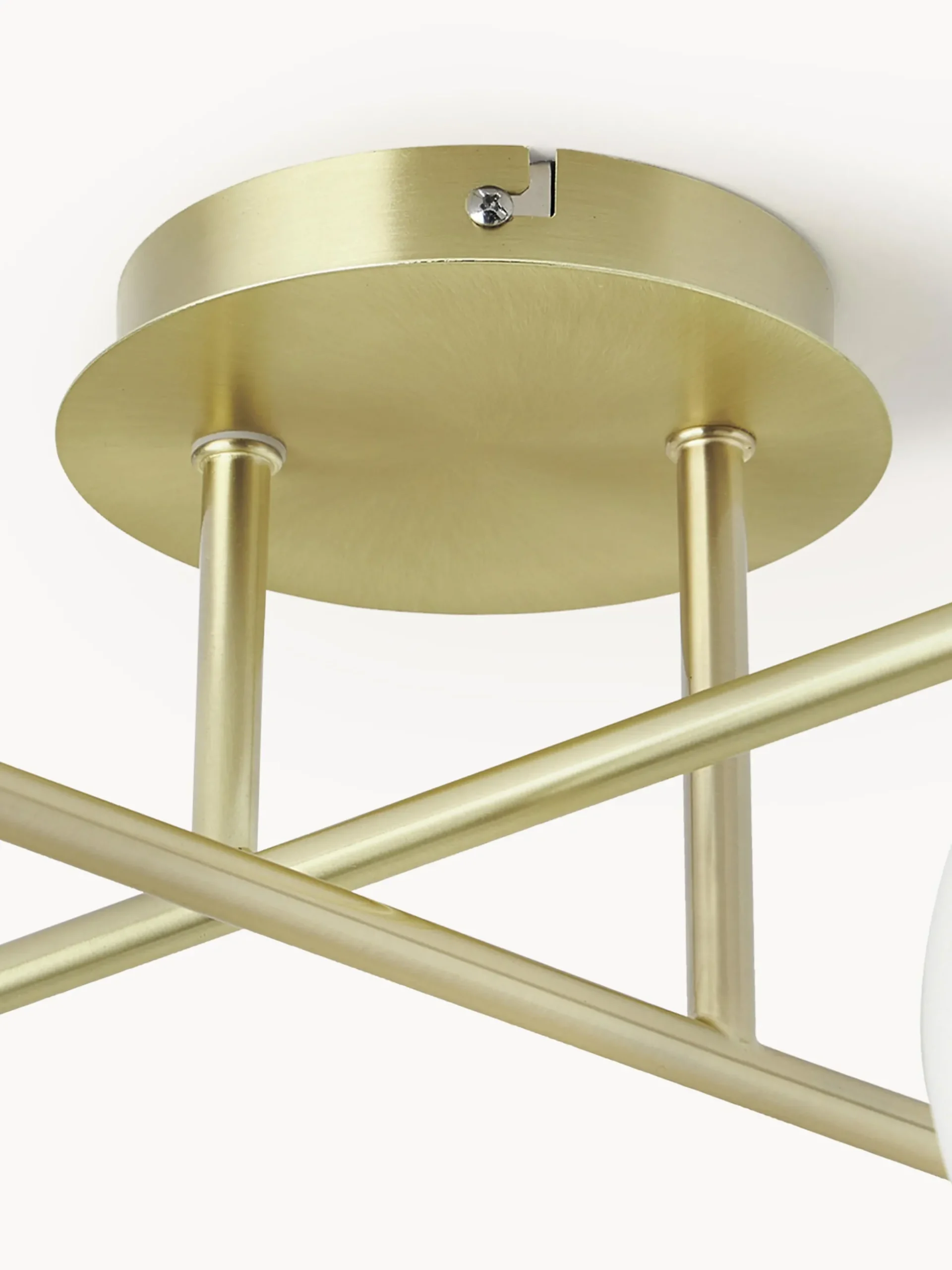 Lampada da soffitto in vetro opale Atlanta