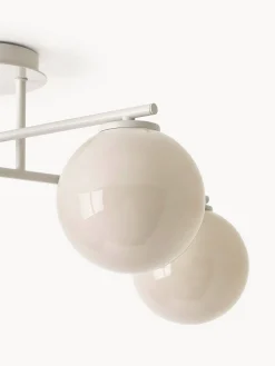 Lampada da soffitto in vetro opale Atlanta