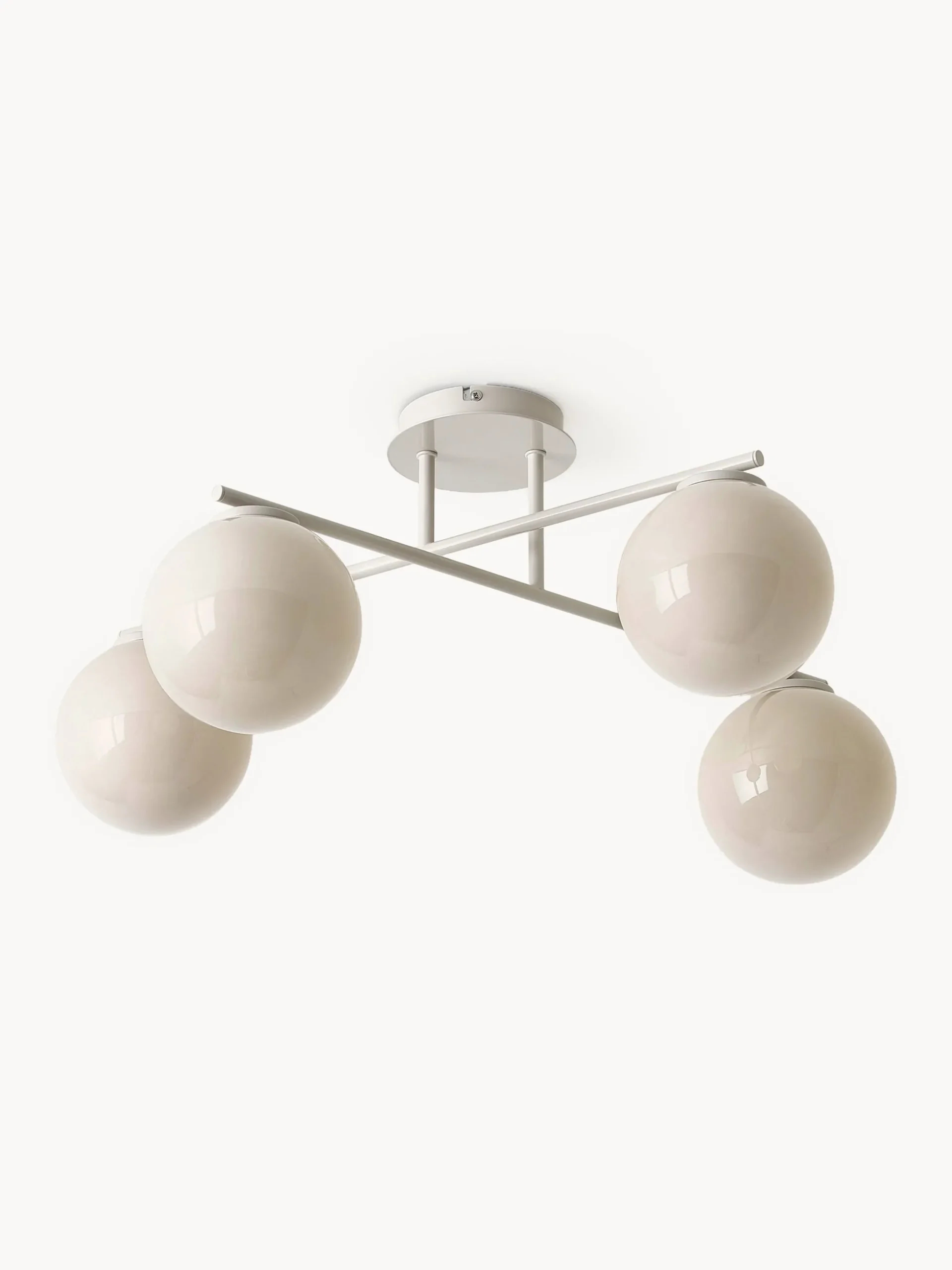 Lampada da soffitto in vetro opale Atlanta