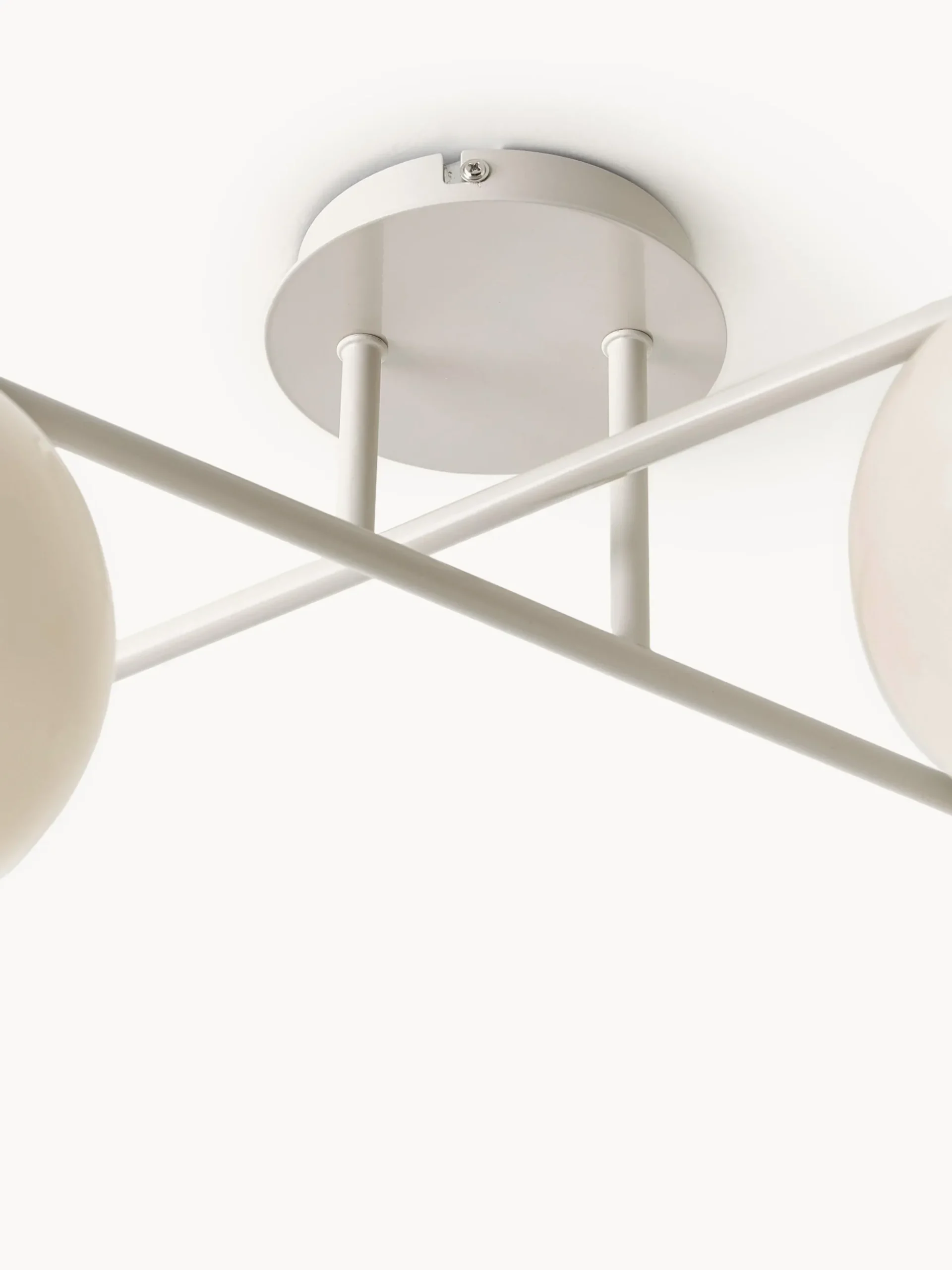 Lampada da soffitto in vetro opale Atlanta