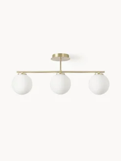 Lampada da soffitto in vetro opale Atlanta