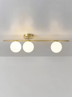 Lampada da soffitto in vetro opale Atlanta