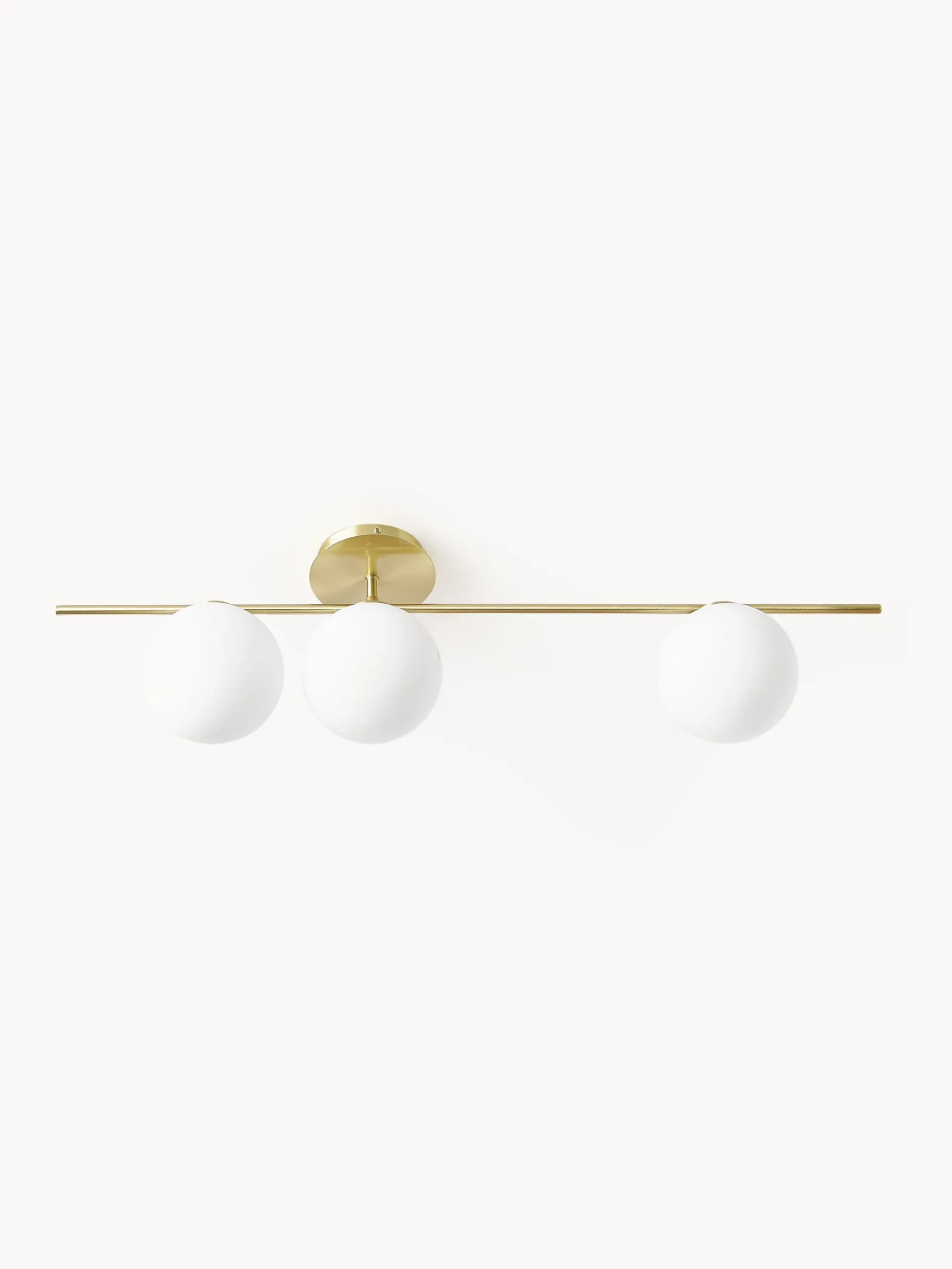 Lampada da soffitto in vetro opale Atlanta