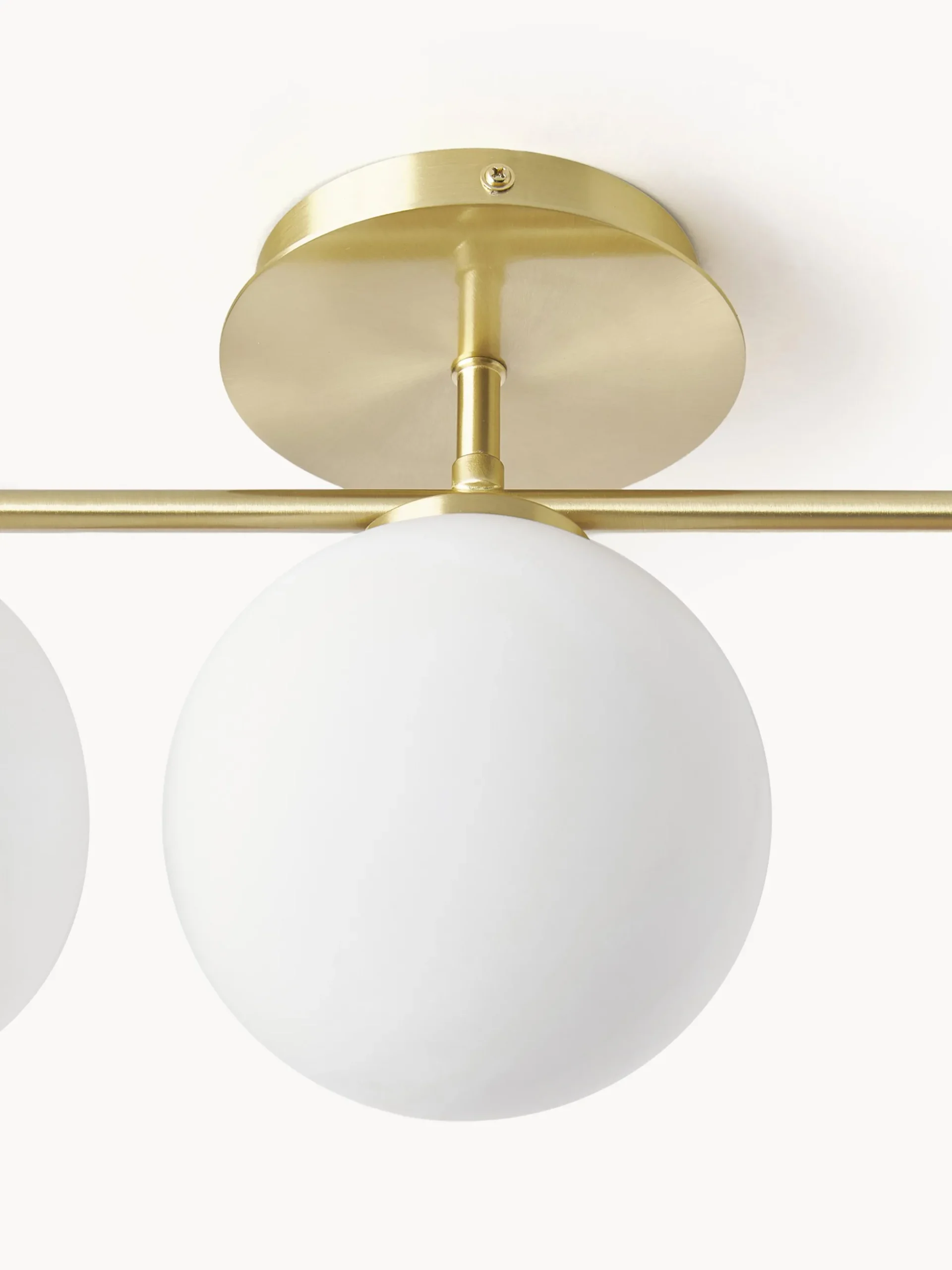 Lampada da soffitto in vetro opale Atlanta