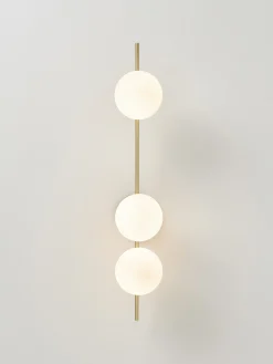 Lampada da soffitto in vetro opale Atlanta