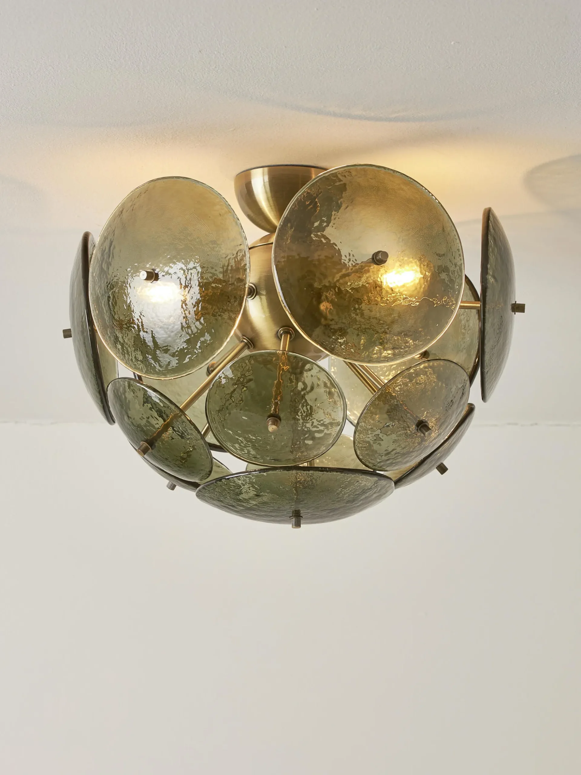 Lampada da soffitto in vetro Mireille