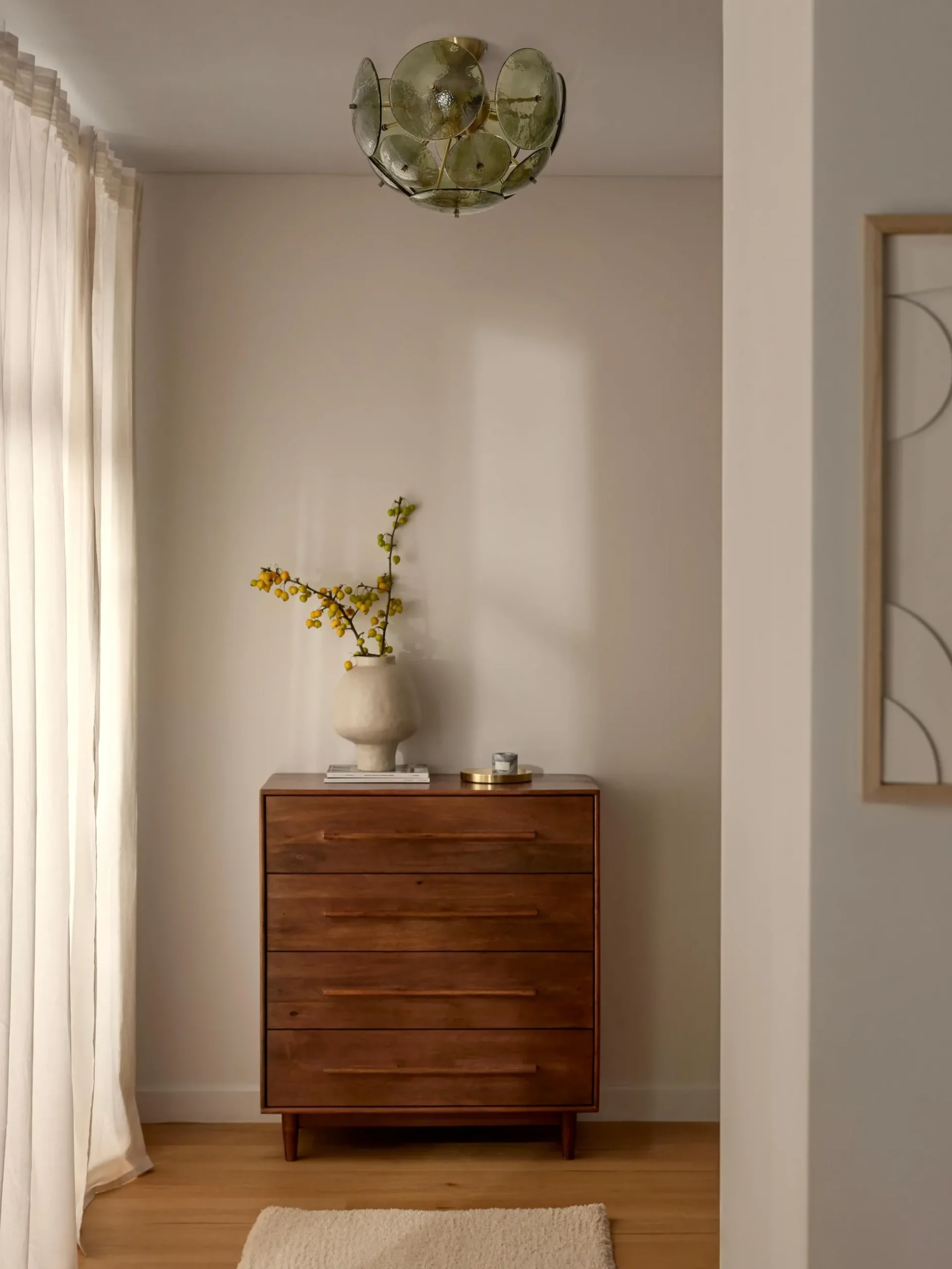 Lampada da soffitto in vetro Mireille