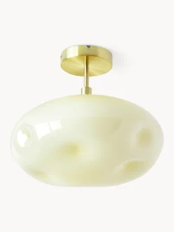 Lampada da soffittoin vetro opalino Josie