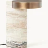 Lampada da tavolo a LED con base in marmo Eske