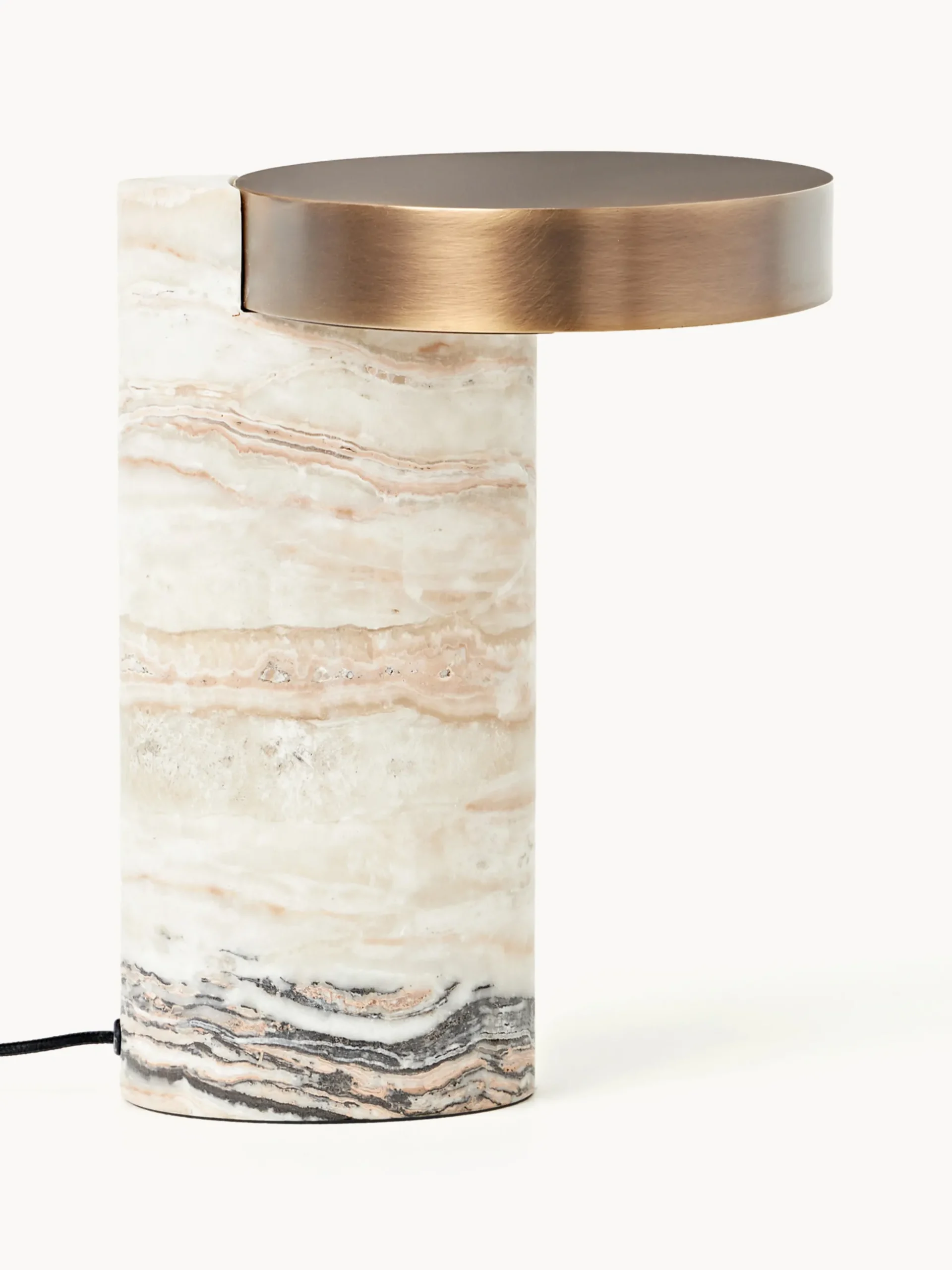 Lampada da tavolo a LED con base in marmo Eske